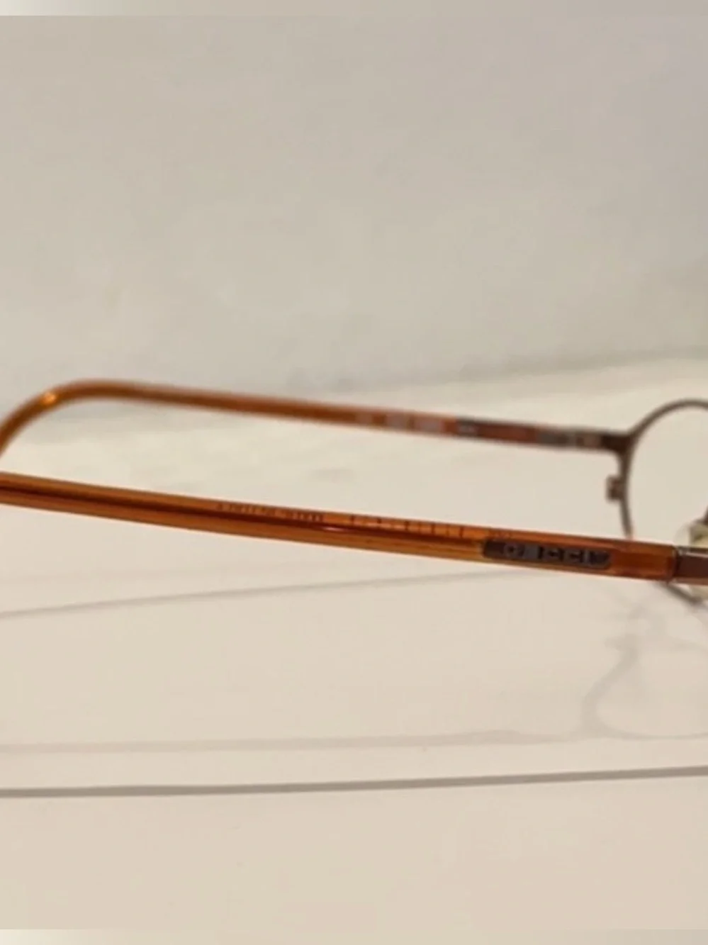 Authentic Gucci prescription eyeglasses frames brown copper color frames